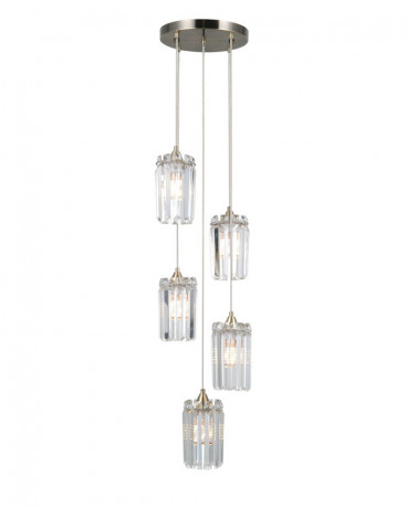 Каскадная люстра Moderli V10761-5P