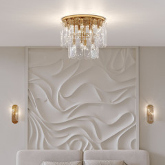 Накладная люстра Eurosvet 60170 золото Smart