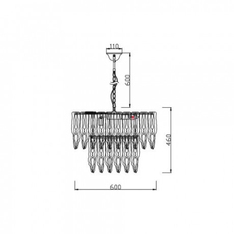 Каскадная люстра Vele Luce VL1814L06