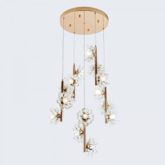 Каскадная люстра MODELUX ML.1855.15 GD