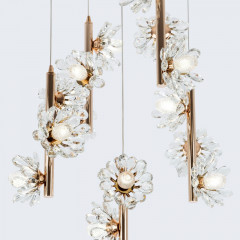 Каскадная люстра MODELUX ML.1855.15 GD