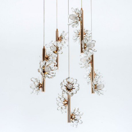 Каскадная люстра MODELUX ML.1855.15 GD