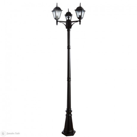 Садово-парковый светильник ARTE Lamp A1017PA-3BK