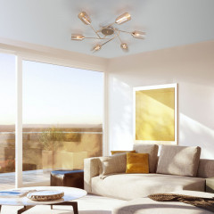 Накладная люстра Eurosvet 30167/6 золото