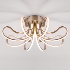 Накладная люстра Eurosvet 90079/8 сатин-никель