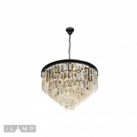 Каскадная люстра iLamp 6101-600 BK