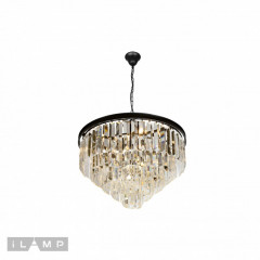 Каскадная люстра iLamp 6101-600 BK