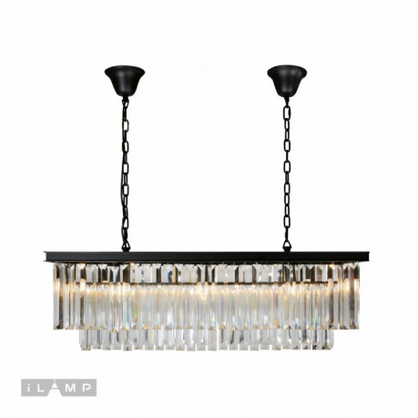 Каскадная люстра iLamp 6118-1000 BK
