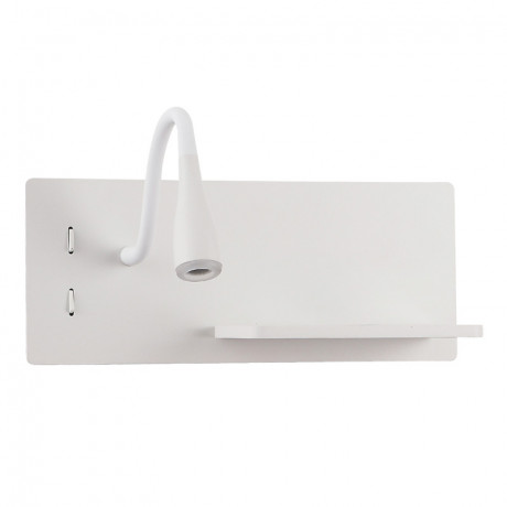 Бра Crystal Lux CLT 217W Qi+USB WH
