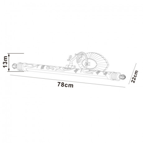 Светильник для картин ARTE Lamp A6312AP-1AB