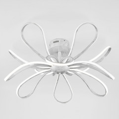 Накладная люстра Eurosvet 90134/12 белый с серебром