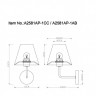 Бра ARTE Lamp A2581AP-1CC