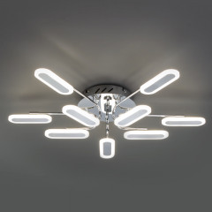 Накладная люстра Eurosvet 90148/10 хром