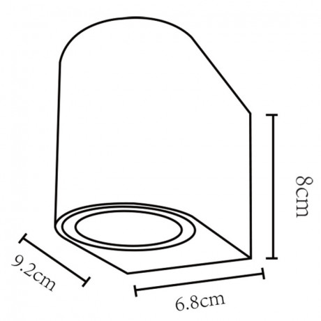 Бра ARTE Lamp A3102AL-1BK