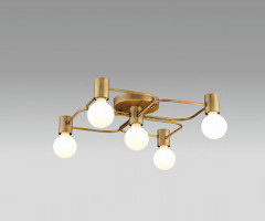 Накладная люстра ITALLINE Vega PL 6088/5 bronze