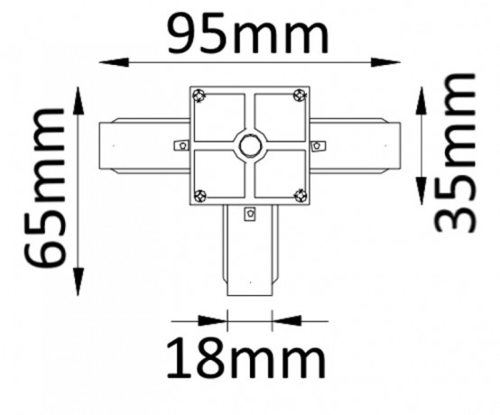 Коннектор Crystal Lux CLT 0.211 03 WH