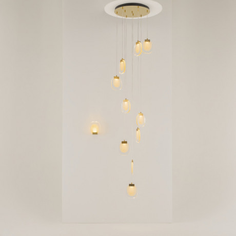 Каскадная люстра Maytoni MOD367PL-L30BBSK