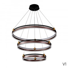 Каскадная люстра Crystal Lux FERNANDO SP158W LED COFFEE/BLACK