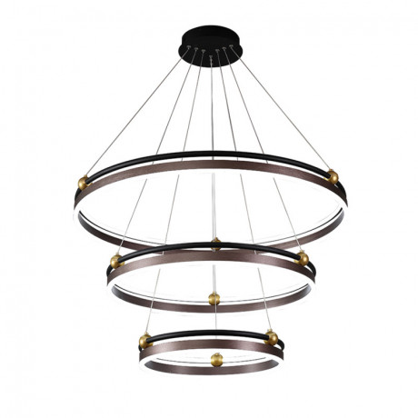 Каскадная люстра Crystal Lux FERNANDO SP158W LED COFFEE/BLACK