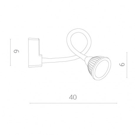 Бра ARTE Lamp A4107AP-1WH