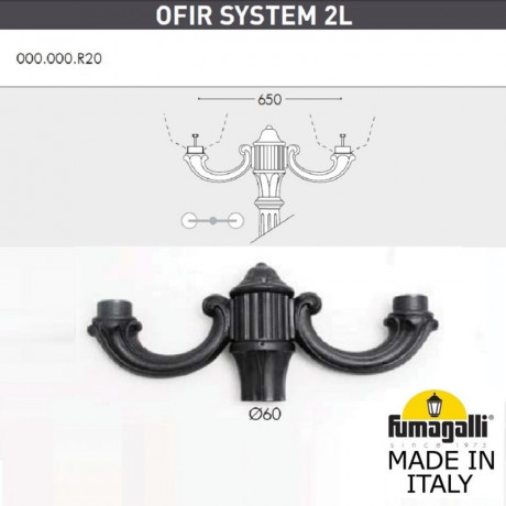 Садово-парковый светильник Fumagalli G40.202.R20.AYE27