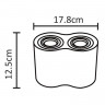 Накладной светильник ARTE Lamp A5644PL-2SI