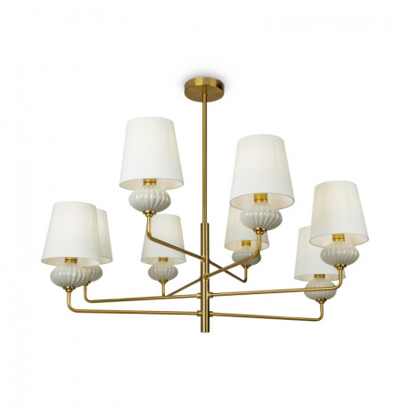 Люстра на штанге Freya FR2029PL-08BS