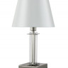 Настольная лампа Crystal Lux NICOLAS LG1 NICKEL/WHITE