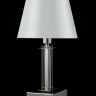 Настольная лампа Crystal Lux NICOLAS LG1 NICKEL/WHITE
