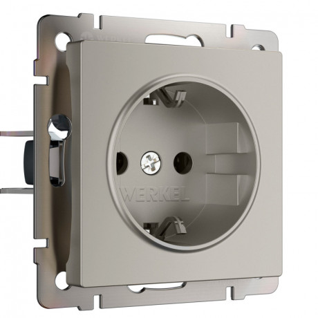 Розетка Werkel W1271004 дымчатый