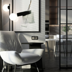 Розетка Werkel W1271004 дымчатый