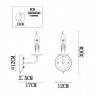 Бра ARTE Lamp A1857AP-1BK