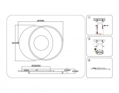Накладной светильник Ambrella Light FL4788