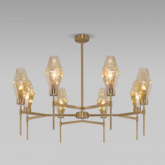 Люстра на штанге Eurosvet 60143/8 латунь