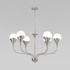 Подвесная люстра Eurosvet 60169/6 никель