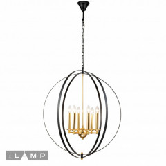Подвесная люстра iLamp 9977-800 GL+BK