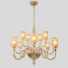 Подвесная люстра Crystal Lux SILVESTRO SP12 AMBER