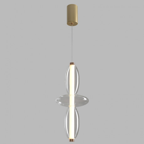 Подвесной светильник Crystal Lux QUASAR SP14W LED TRANSPARENT