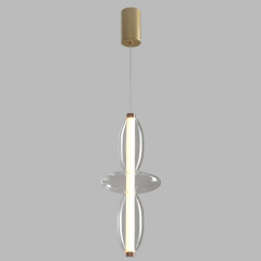 Подвесной светильник Crystal Lux QUASAR SP14W LED TRANSPARENT