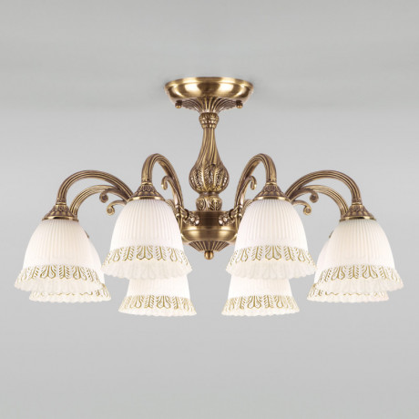 Люстра на штанге Eurosvet 60107/8 античная бронза