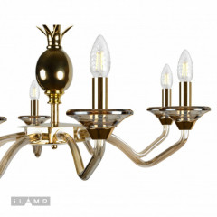 Подвесная люстра iLamp YT2049-8 GD+COG