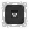Розетка Arte Milano 205.51-1.black