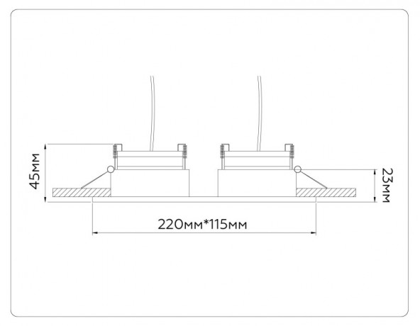 Встраиваемый светильник Ambrella Light TN51919