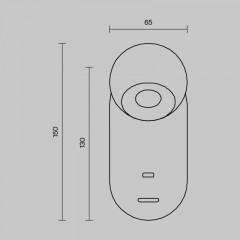 Бра Maytoni MOD434WL-L5B3K