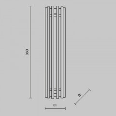Бра Maytoni MOD410WL-L12CH3K