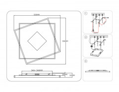 Накладной светильник Ambrella Light FL4791