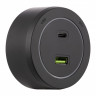 Трековая система розеток Arte Milano 399731TS/USB-Type-C Black