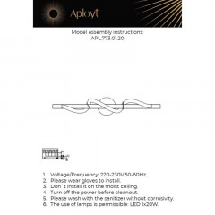 Бра APLOYT APL.773.01.20