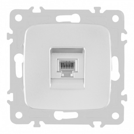 Розетка Arte Milano 205.51-1.silver