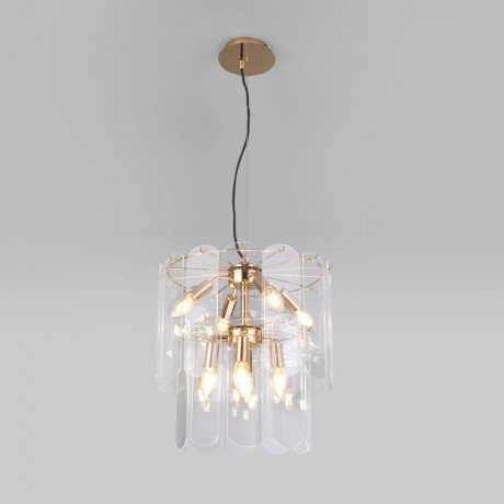 Подвесная люстра Eurosvet 60170/8 золото Smart